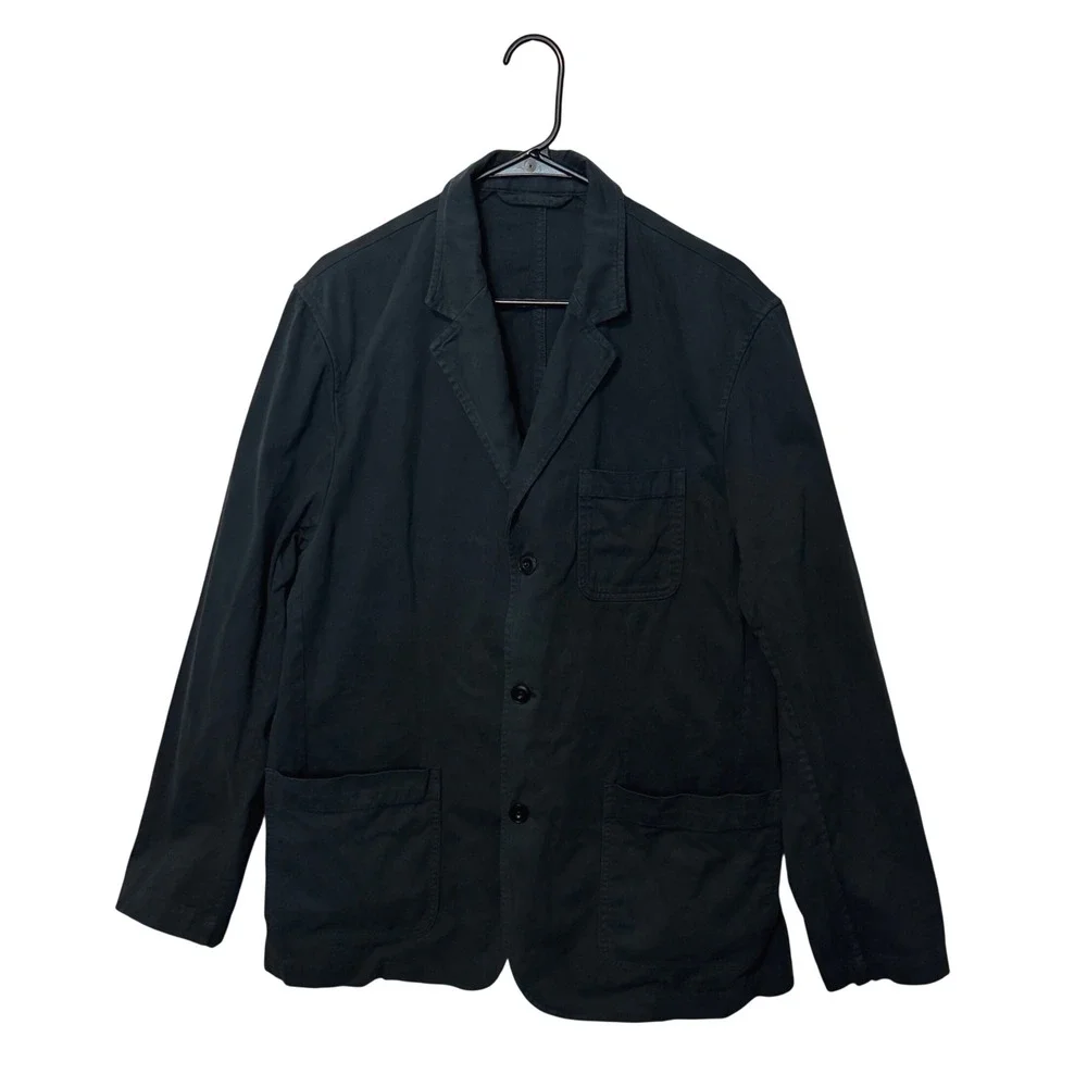 Taylor Stitch Foundation Sportcoat Mens 44 XL Navy Organic Cotton Twill Blazer